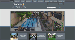Desktop Screenshot of driftershotel.com